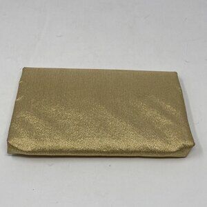 Vintage MM Morris Moskowitz Clutch Bag Gold Textured Snap Divided Used